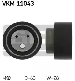 VKM 11043 SKF Натяжной ролик, ремень ГРМ